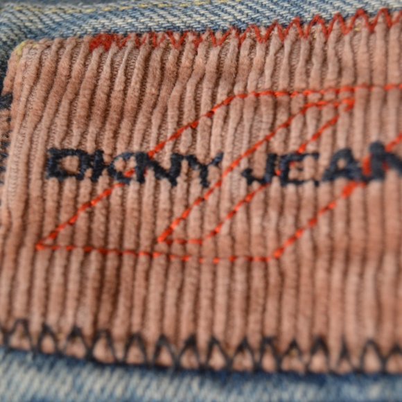 DKNY DISTRESSED RED STITCHING VINTAGE RARE MEN'S JEANS. SIZE 38/32 - Picture 11 of 11